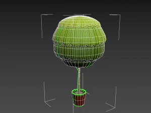 tree in pot 3D Model