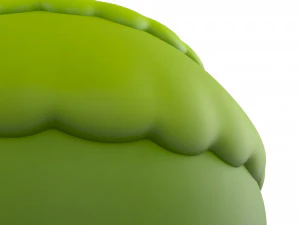 cartoon bush 3D Model