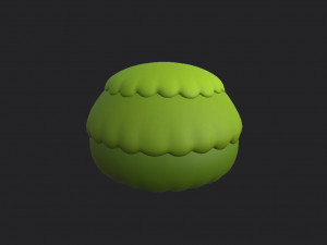 cartoon bush Modelo 3D