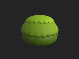 cartoon bush 3D Model