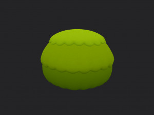 cartoon bush Modelo 3D
