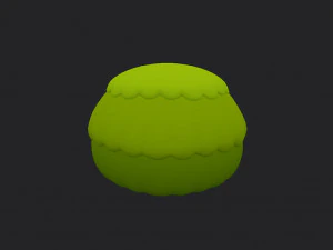 cartoon bush 3D Model