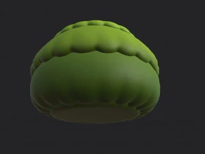 cartoon bush 3D Model
