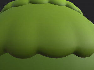 cartoon bush Modelo 3D