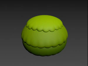 cartoon bush 3D Model