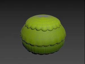 cartoon bush 3D Model