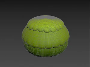 cartoon bush 3D Model