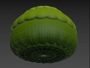 cartoon bush Modelo 3D