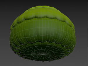 cartoon bush 3D Model