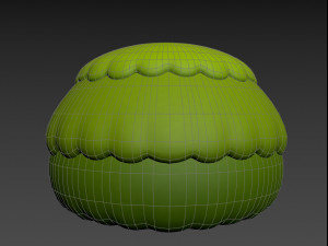cartoon bush Modelo 3D