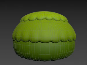 cartoon bush 3D Model