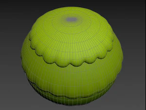 cartoon bush 3D Model