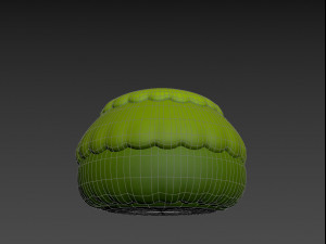 cartoon bush Modelo 3D