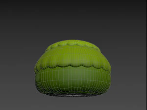 cartoon bush 3D Model