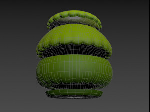 cartoon bush Modelo 3D