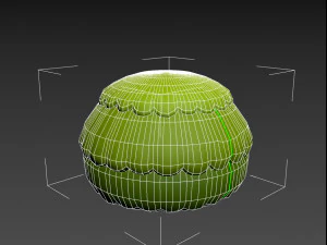 cartoon bush 3D Model