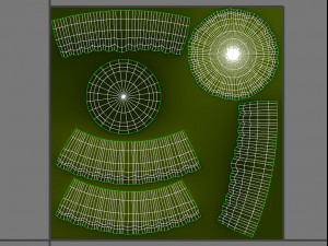 cartoon bush Modelo 3D