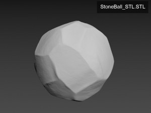 stone ball 3D Model