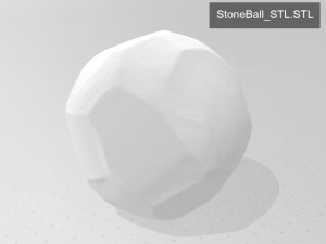 stone ball 3D Model