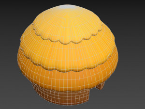 cartoon hut 3D Модель
