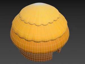 cartoon hut 3D Model