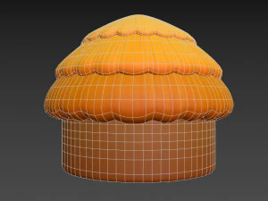 cartoon hut 3D Model