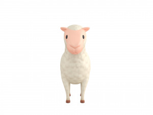 cartoon sheep 3D 모델