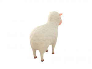 cartoon sheep 3D 모델