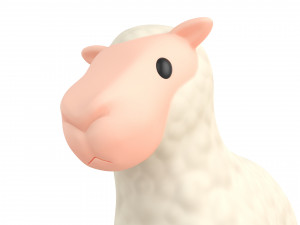 cartoon sheep 3D 모델