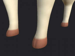 cartoon sheep 3D 모델