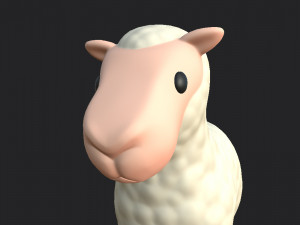 cartoon sheep 3D 모델