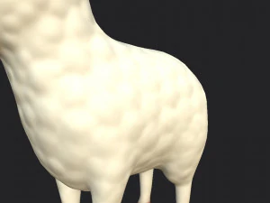 ovelha dos desenhos animados Modelo 3D