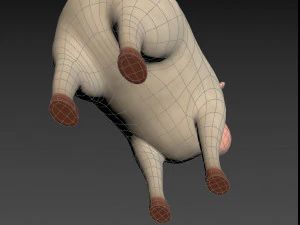 ovelha dos desenhos animados Modelo 3D
