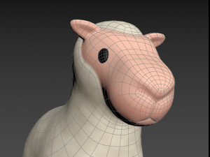 cartoon sheep 3D 모델