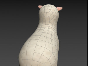 cartoon sheep 3D 모델