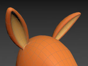 canguro de dibujos animados Modelo 3D