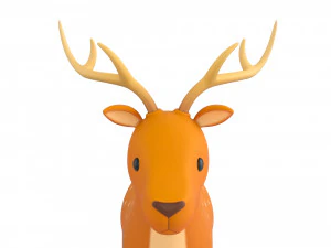 rysunkowy jeleń Model 3D