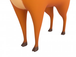 cartoon deer Modello 3D