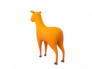 cartoon doe 3D Model
