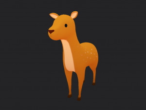 cartoon doe 3D Model