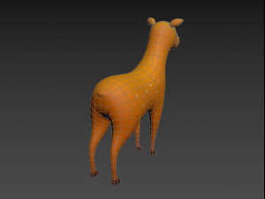 cartoon doe 3D Model