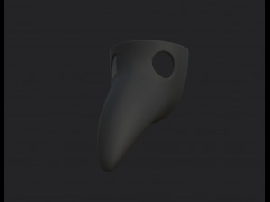 plague mask 3D Model
