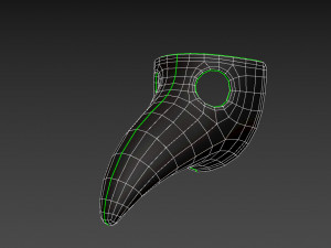 plague mask 3D Model