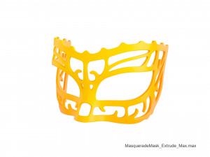 masquerade mask Model 3D