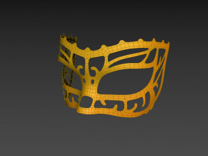 masquerade mask Model 3D