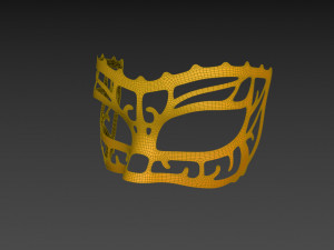masquerade mask Model 3D