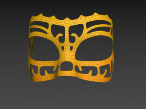 masquerade mask Model 3D