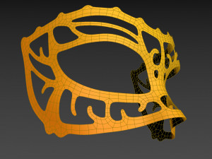 masquerade mask Model 3D