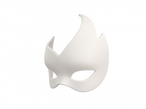 fancy mask 3D मॉडल