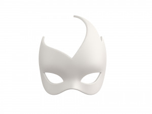 fancy mask Modello 3D